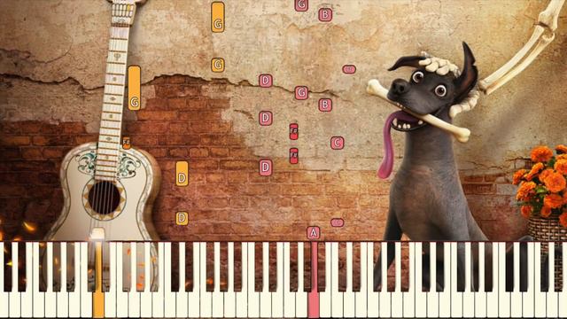 Un Poco Loco - Pixar's COCO [Piano Tutorial] (Synthesia) смотреть онлайн