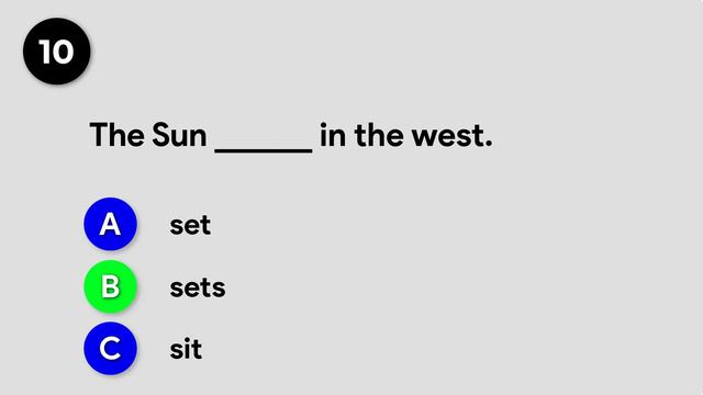 Simple Present Tense | Grammar Test смотреть онлайн
