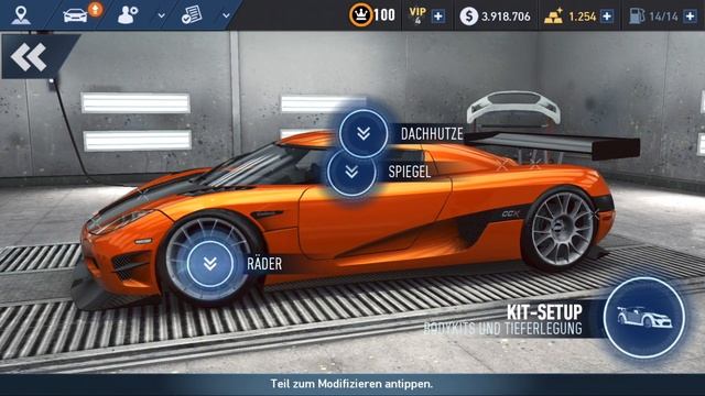 [Koenigsegg CCX max. Tuning] Need for Speed - No Limits iOS Gameplay [1080p / FullHD] смотреть онлайн