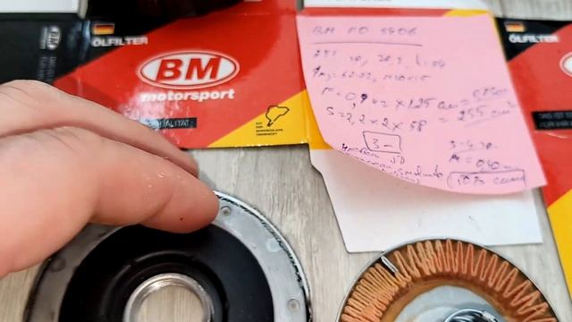 Распил масляного фильтра BM motorsport FO5406 смотреть онлайн
