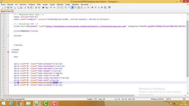 Bootstrap 4 Dersleri 14 - Renkler смотреть онлайн
