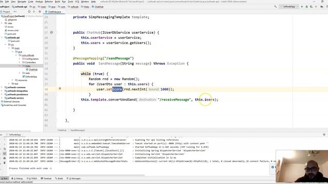 Spring Boot WebSocket in Spring Boot Web API смотреть онлайн