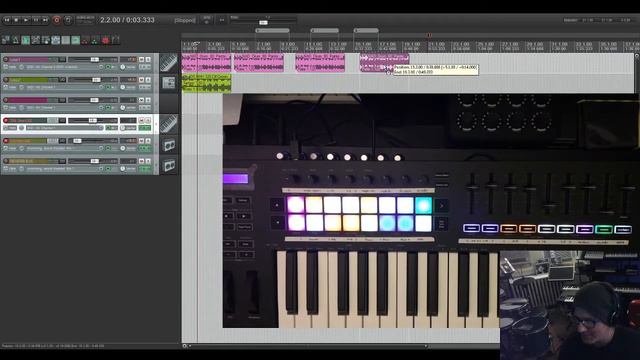 Reaper - Novation Launchkey MK3 as midi control surface MOUSELESS WORKFLOW Part 13 смотреть онлайн
