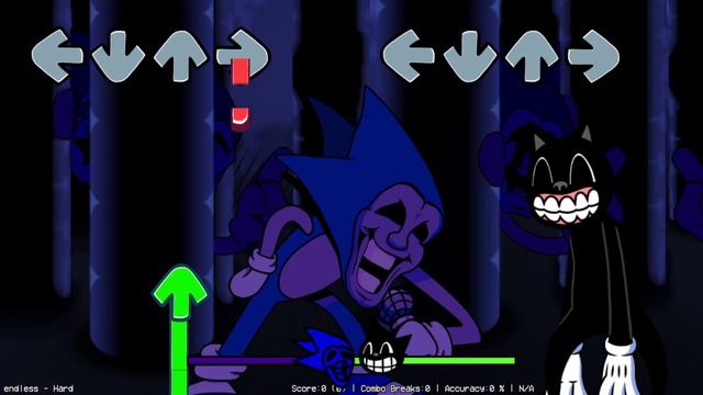 Cartoon Cat vs Sonic.exe Friday Night Funkin смотреть онлайн