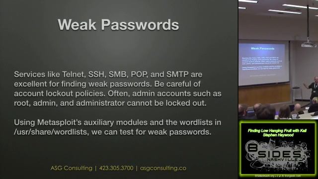 G03 Finding Low Hanging Fruit with Kali Stephen Haywood смотреть онлайн