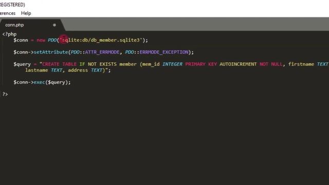 Inserting Data into SQLite Database Using PHP PDO Tutorial Demo смотреть онлайн