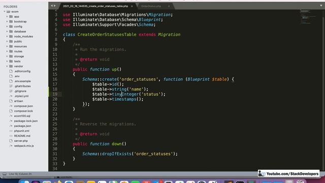#138 Make E-Commerce in Laravel 8 | Orders Module in Admin Panel (IV) | Create order_statuses Table смотреть онлайн