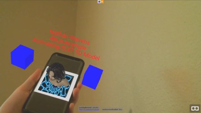 AR.js / A-Frame: Rotating 3D GLTF Model, Video, Custom Marker, 3D Shapes смотреть онлайн