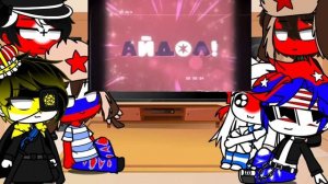 Реакция countryhumans на Хошино Аи (Ohi no ko - IDOL.) гача клуб.