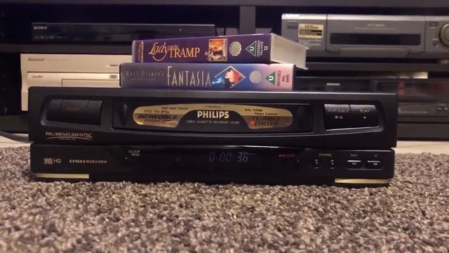 PHILIPS vcr video cassette recorder VR296 смотреть онлайн