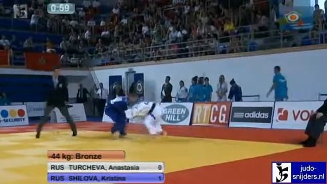 Anastasia Turcheva (RUS) - Kristina Shilova (RUS) [-44kg] bronze смотреть онлайн