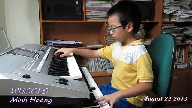 WHEELS on Yamaha S710 & Roland BK-5 смотреть онлайн