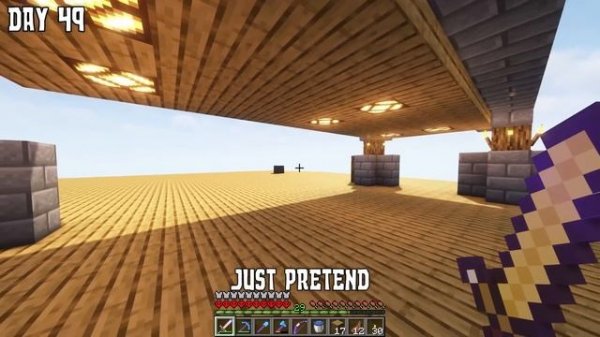 I Survived 100 Days on One Block Lucky Block in Minecraft Hardcore! [FULL MOVIE]