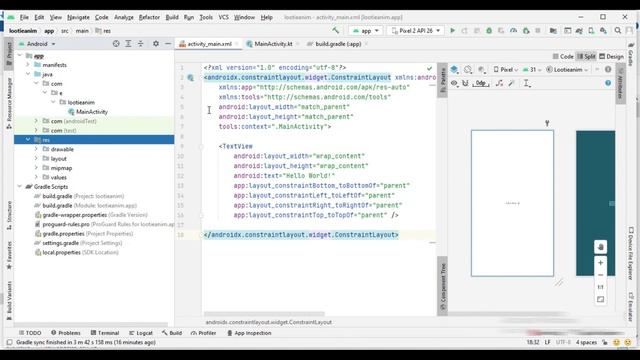 Working on lottie animation integration in android studio | Android Tutorials | Game App Studio смотреть онлайн
