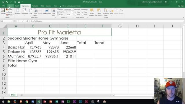 Excel 2016 - Enter Data - How to Input Put Type into Worksheet - Entering Spreadsheet in MS Compute смотреть онлайн