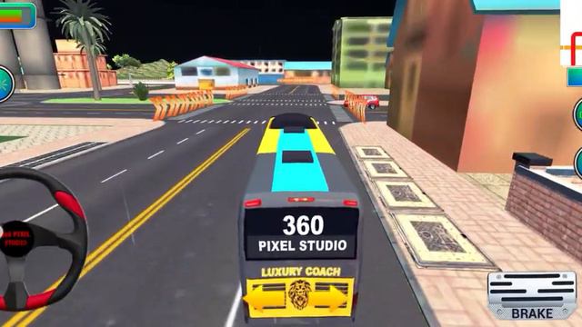Euro Coach Bus Simulator 2024: City Bus Driving Games - Android Gameplay смотреть онлайн