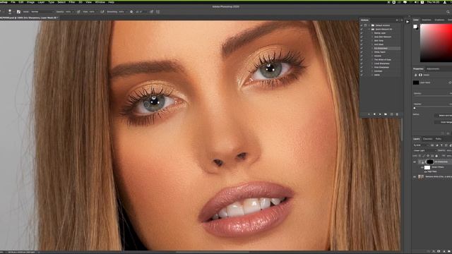 RETOUCHING ACTIONS FOR PHOTOSHOP TUTORIAL. IRIS SHARPNESS. смотреть онлайн