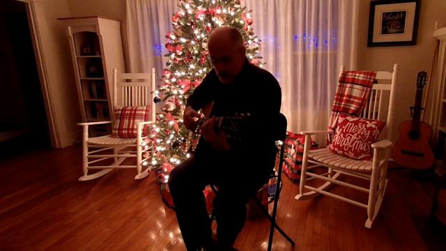 Silent Night fingerstyle guitar - David P Novak смотреть онлайн