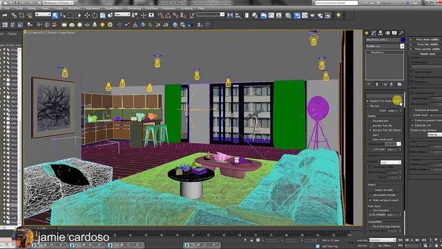 3ds Max & Vray: 3d Visualizer handbook to Interior daylight renders : Proxies (CC/Subtitles) смотреть онлайн