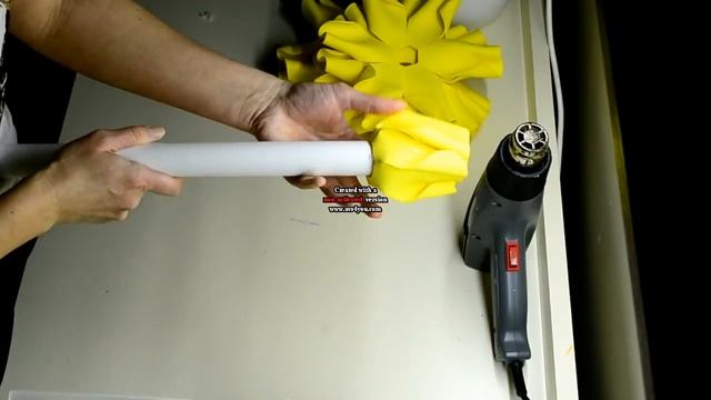 Бесплатный МК ростовые цветы из фоамирана "Бархатцы". смотреть онлайн