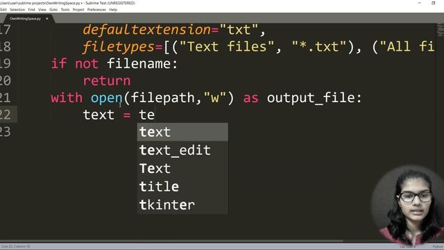 Don't use notepad Make your own Text editor | python project | python project for cv | python code смотреть онлайн