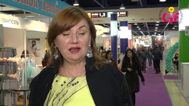 Елена Коровина на международных выставках "Мир детства-2019" и "CJF-Детская мода-2019. Осень" смотреть онлайн