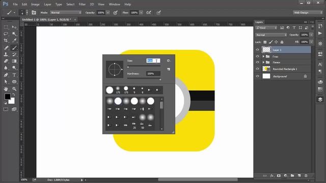 Как Нарисовать Иконку в Стиле Flat Design [Для Новичков] смотреть онлайн