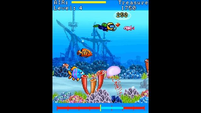 JAVA GAME DARE DEVIL DIVER GAMEPLAY TREASURE HUNTER GAME смотреть онлайн