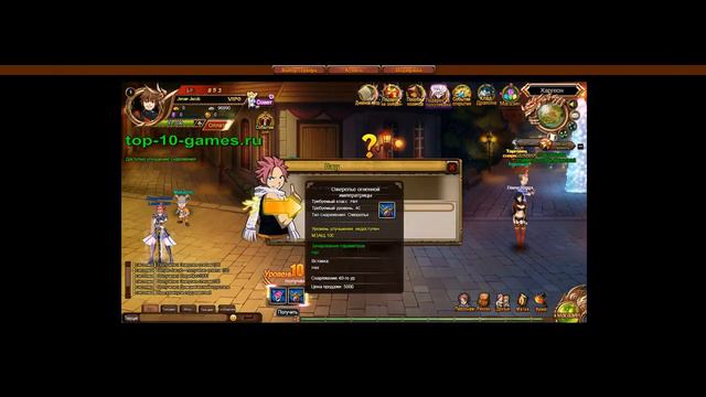 Геймплей игры Fairy Tail смотреть онлайн