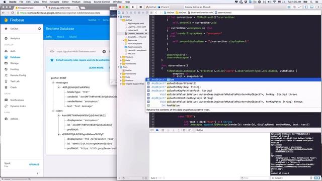 Lecture 22: Properly construct user database and display user information on chat view Zero2Launch смотреть онлайн