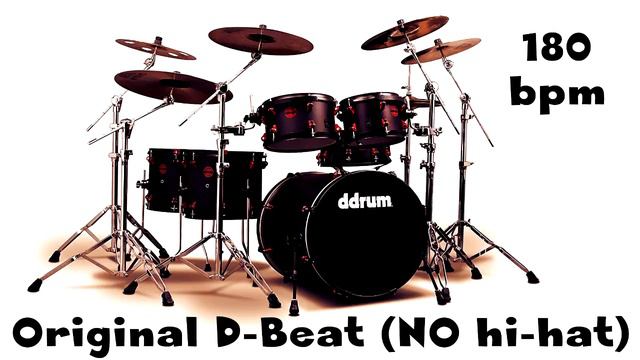 Free ORIGINAL D-BEAT DRUM LOOP (NO hi-hat) 180 bpm смотреть онлайн
