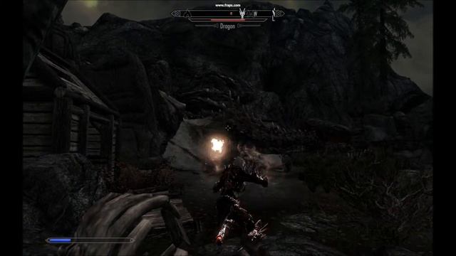 Skyrim - Mage vs Dragon смотреть онлайн