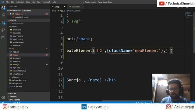 ReactJS Tutorial - 5 - What is JSX - With Live Coding Example ?? смотреть онлайн