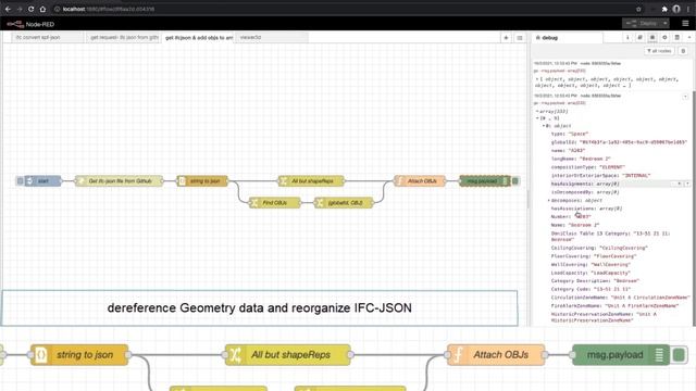 web services for BIM (building data - ifc to json) - interface with node-red смотреть онлайн