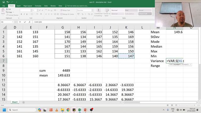 Basic Descriptive Statistics Using Excel смотреть онлайн