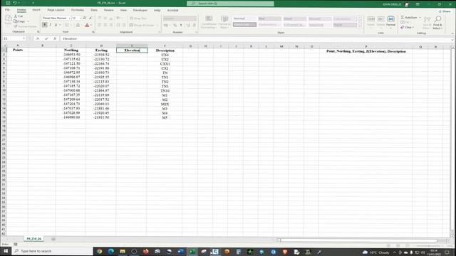 How to Import Survey Data from Microsoft Excel into Autocad Civil 3D смотреть онлайн