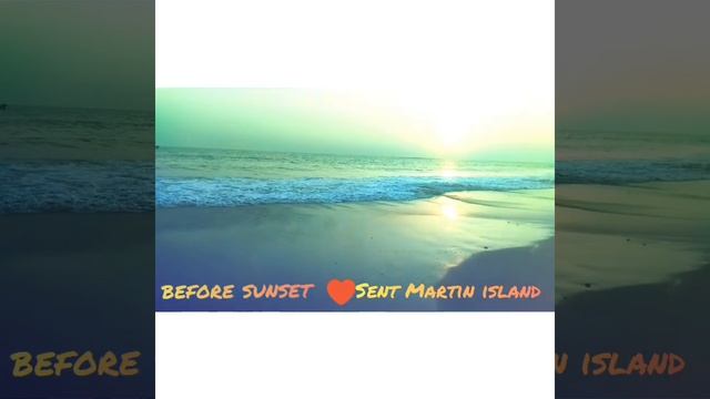 #Sent_martin_island, #sunset_view; #Bangladesh; Sent martin Island Sunset смотреть онлайн