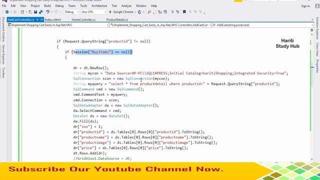 Part 2 - Implement Shopping Cart Using Asp.Net MVC | Hindi | Shopping Website | Free Online Classes смотреть онлайн