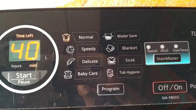 PAANO GAMITIN ANG PANASONIC WM FA 8.0KG (REEL TIME TUTORIAL)