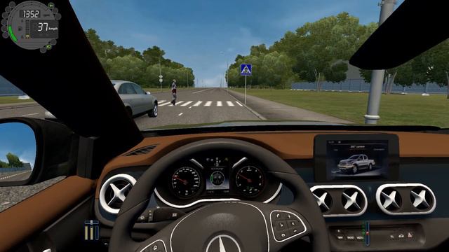 Mercedes-Benz X-Class X350d 4Matic - City Car Driving 1.5.9 (Logitech G27) смотреть онлайн