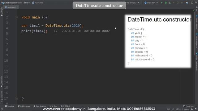 81. Dart DateTime Object (Arabic) لغة البرمجة دارت смотреть онлайн