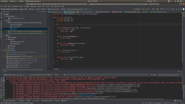 Firebase Realtime Database - Android Tutorial смотреть онлайн