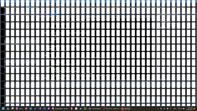 Bad Apple!! Running on multiple Windows in Windows...? смотреть онлайн