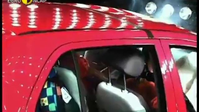 Краш-тест - Skoda Fabia 2000 (E-NCAP ADAC) смотреть онлайн