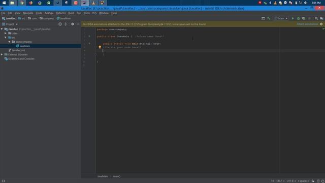 First Program in Java смотреть онлайн