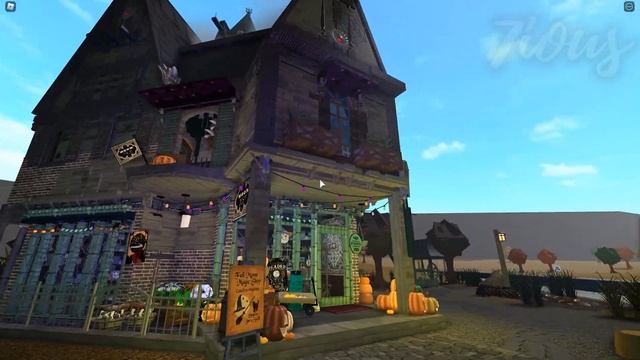 Witch's Potion Shop | Halloween build | Tour | Bloxburg ROBLOX смотреть онлайн