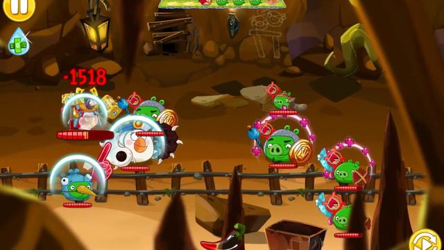 Angry Birds Epic Chronicle Cave 22: Pirate Bay Level 3 смотреть онлайн