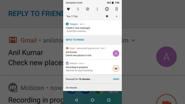 Notification dots - Android 8.0 Oreo - Nexus 5 смотреть онлайн