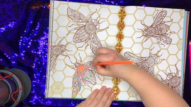 АСМР Цветотерапия | Разукрашивание | Жевание жвачки | Тихий шепот