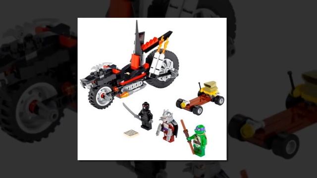 LEGO Teenage Mutant Ninja Turtles 79101 Мотоцикл дракон Шреддера смотреть онлайн
